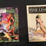 My happy haul. Dave Stevens and Frank Frazetta. Each artist's image is irresistible.